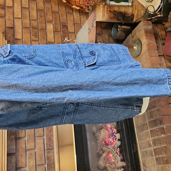 OshKosh B'gosh Blue Denim Women's Jacket Size M RARE barn Chore On Trend - Picture 9 of 14